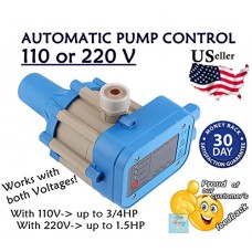 Automatic Electronic Switch Control Water Pump Pressure Controller 110 or 220V (works for both) - B01LXYFLYB